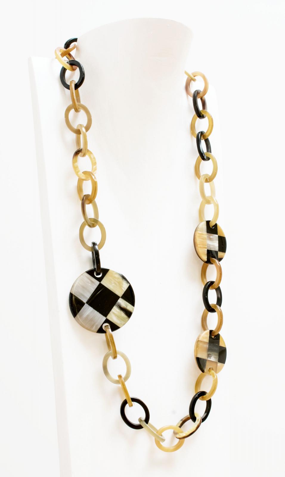 Kette Kreise Schachbrettmuster (K0578)