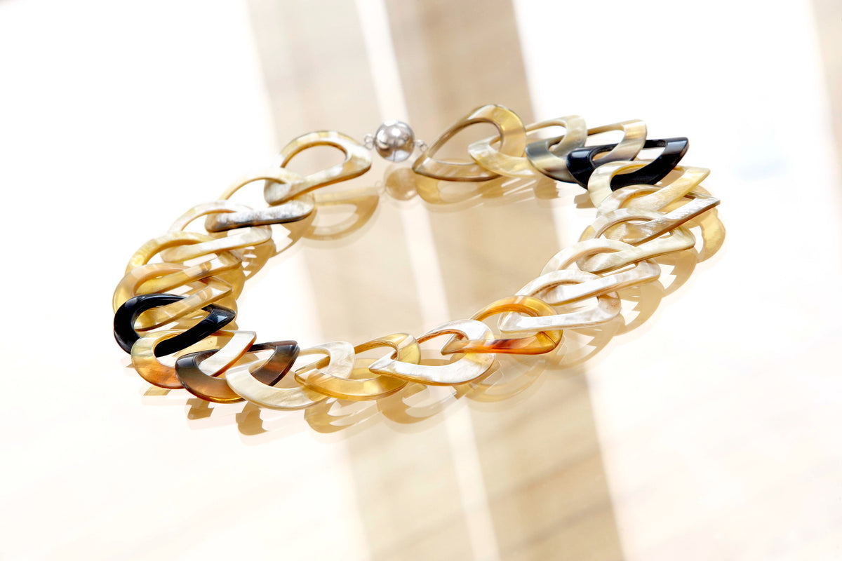 Ringkette gebogen