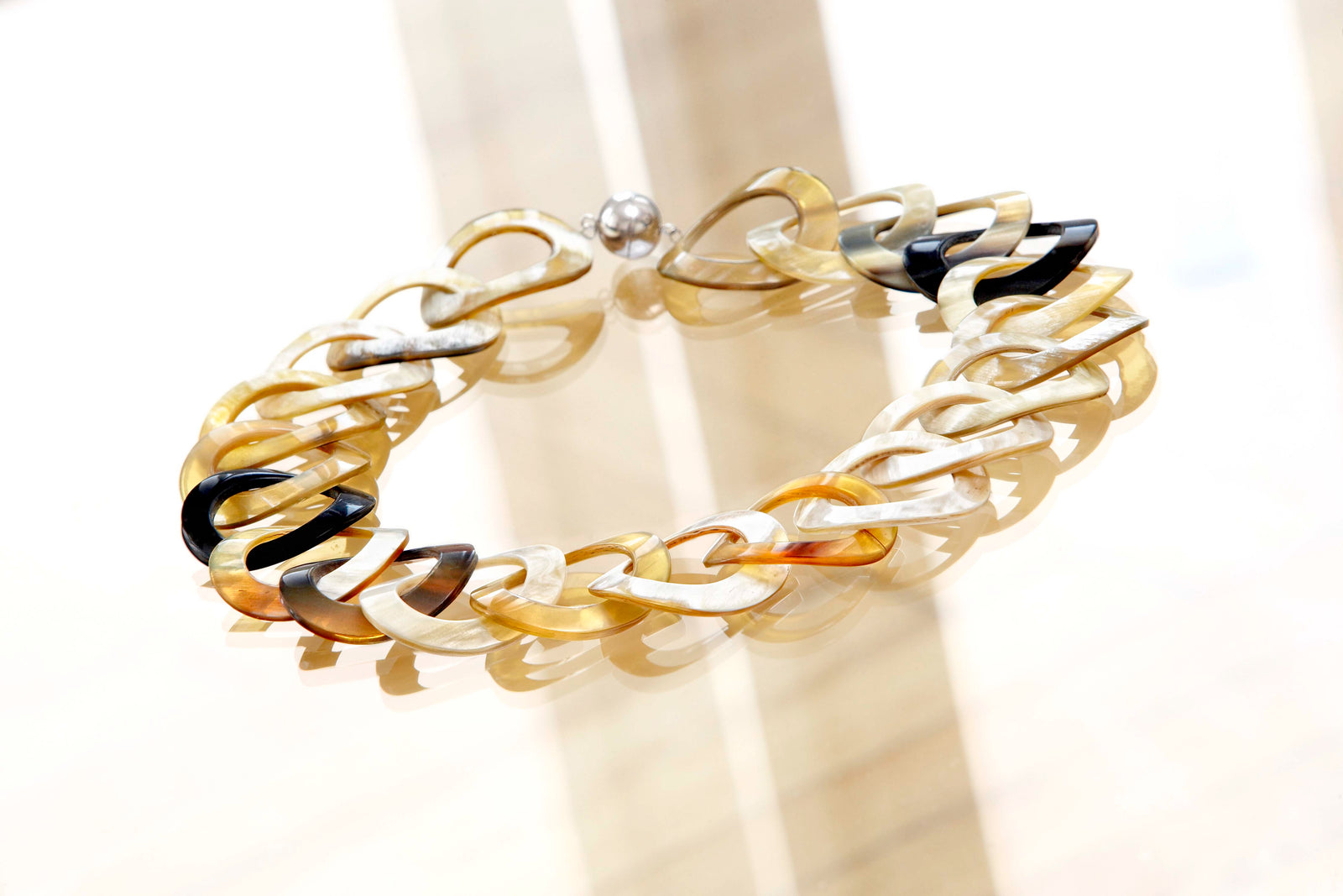 Ringkette gebogen